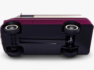 Generic Retro Cargo Van M 2 3D Model