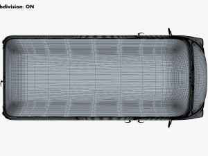 Generic Retro Cargo Van M 2 Modelo 3D