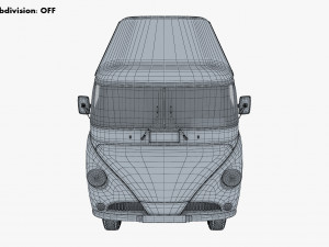 Generic Retro Cargo Van M 2 Modelo 3D