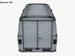 Generic Retro Cargo Van M 2 Modelo 3D