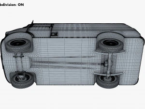 Generic Retro Cargo Van M 2 3D Model