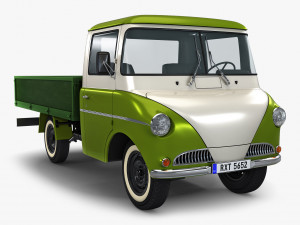 Generic Retro Light Duty Truck M 3 3D Model