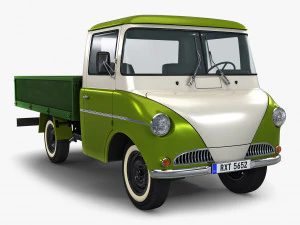 Generic Retro Light Duty Truck M 3 3D Model