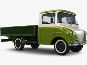 Generic Retro Light Duty Truck M 3 3D Model