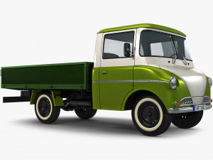 Generic Retro Light Duty Truck M 3 3D Model