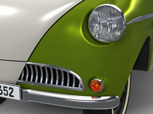 Generic Retro Light Duty Truck M 3 3D Model