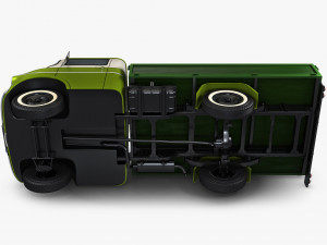Generic Retro Light Duty Truck M 3 3D Model
