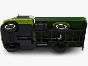 Generic Retro Light Duty Truck M 3 3D Model