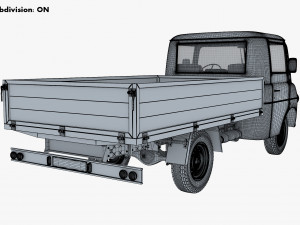 Generic Retro Light Duty Truck M 3 3D Model