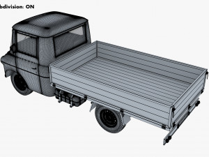 Generic Retro Light Duty Truck M 3 3D Model