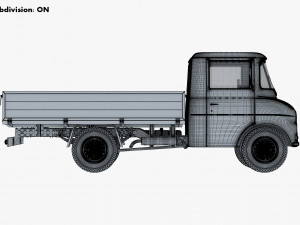 Generic Retro Light Duty Truck M 3 3D Model