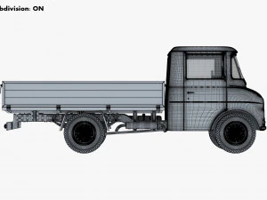 Generic Retro Light Duty Truck M 3 3D Model