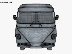 Generic Retro Light Duty Truck M 3 3D Model
