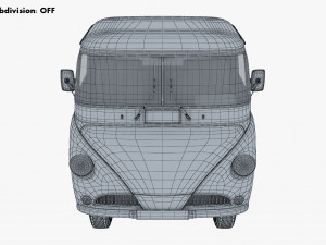 Generic Retro Light Duty Truck M 3 3D Model