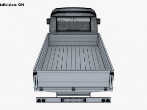 Generic Retro Light Duty Truck M 3 3D Model
