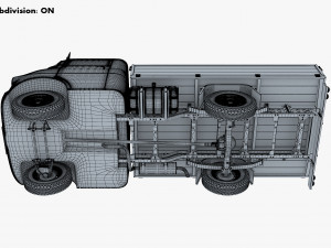 Generic Retro Light Duty Truck M 3 3D Model