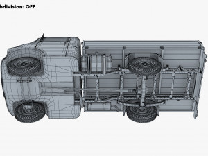 Generic Retro Light Duty Truck M 3 3D Model