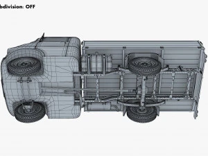 Generic Retro Light Duty Truck M 3 3D Model