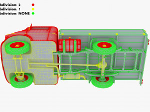 Generic Retro Light Duty Truck M 3 3D Model