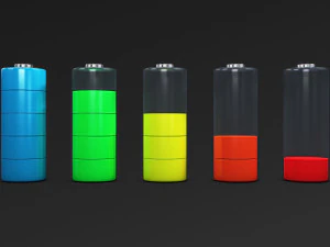 Battery Icon M 1 3D Model