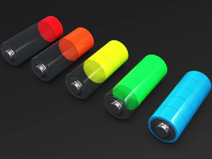 Battery Icon M 1 3D Model