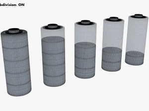 Battery Icon M 1 3D Model