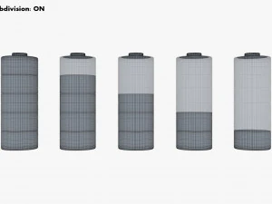 Battery Icon M 1 3D Model