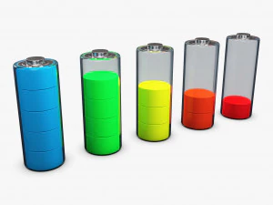 Pil Simgesi M 2 3D Model