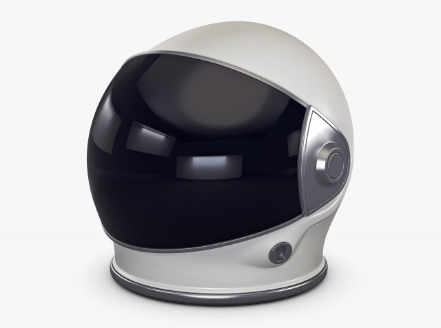 Astronaut Helmet M 2 3D Модель .c4d .max .obj .3ds .fbx .stl .blend 