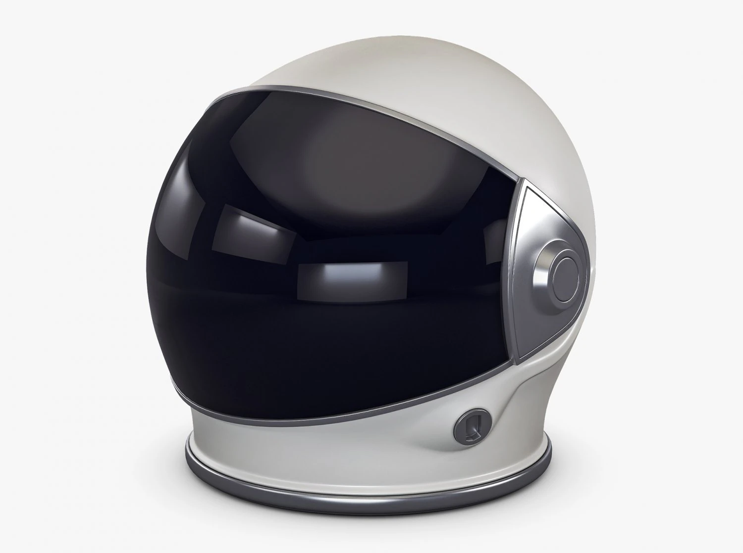 Astronaut Helmet M 2 3D Model .c4d .max .obj .3ds .fbx .stl .blend 