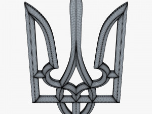 Ukraine State Emblem M 1 3D Model