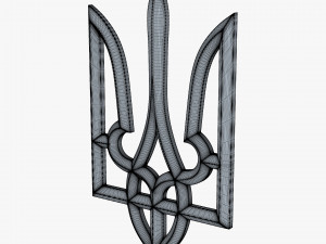 Ukraine State Emblem M 1 3D Model