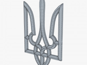 Ukraine State Emblem M 1 3D Model