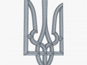 Ukraine State Emblem M 1 3D Model