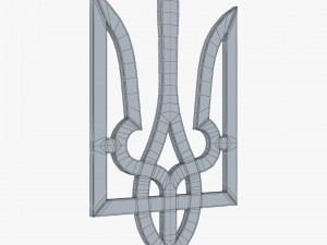 Ukraine State Emblem M 1 3D Model