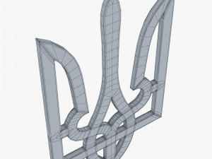 Ukraine State Emblem M 1 3D Model