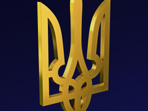 Ukraine State Emblem M 2 3D 模型