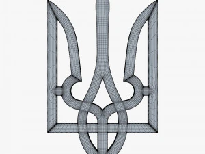 Emblema dello stato dell'Ucraina M 2 Modello 3D