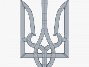 Ukraine State Emblem M 2 3D 模型