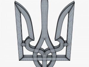 Ukraine State Emblem M 2 3D 模型