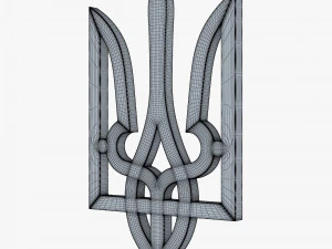 Emblema dello stato dell'Ucraina M 2 Modello 3D