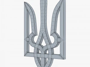 Emblema dello stato dell'Ucraina M 2 Modello 3D