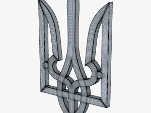 Emblema dello stato dell'Ucraina M 2 Modello 3D
