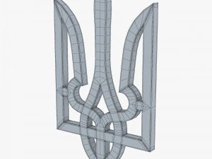 Emblema dello stato dell'Ucraina M 2 Modello 3D
