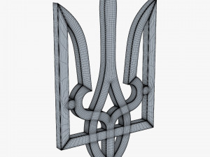Ukraine State Emblem M 2 3D 模型