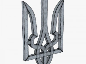 Emblema dello stato dell'Ucraina M 2 Modello 3D