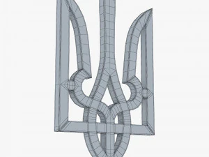 Emblema dello stato dell'Ucraina M 2 Modello 3D