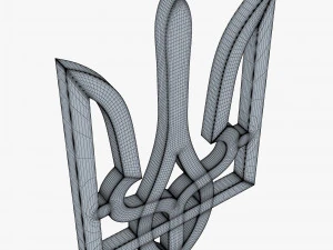 Emblema dello stato dell'Ucraina M 2 Modello 3D