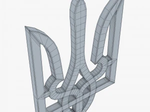 Emblema dello stato dell'Ucraina M 2 Modello 3D