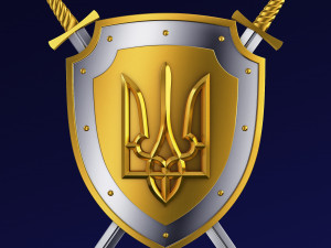 Coat of Arms of Ukraine M 1 3Dモデル
